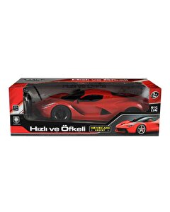 Hızlı ve Öfkeli 1:14 Uzaktan Kumandalı Şarjlı Araba Kırmızı 3855A