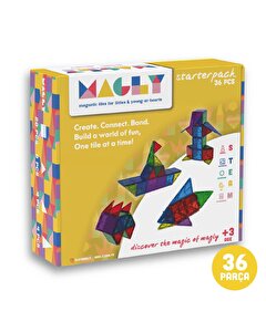Magly Manyetik 3 Boyutlu Yapı Blokları 36 Parça