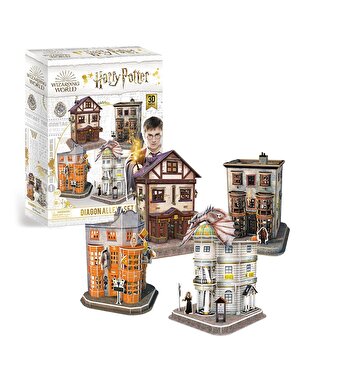 Cubic Fun 3D Puzzle Harry Potter Diagon Yolu 4 Bina