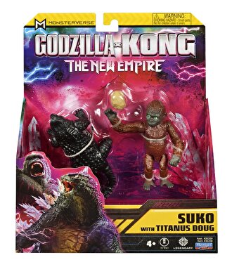 Godzilla ve Kong Aksiyon Figür Suko With Titanus Doug