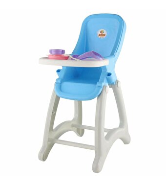 Polesie Oyuncak Bebek İçin Mama Sandalyesi Bebi Mavi Beyaz