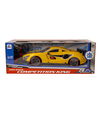 1:12 Uzaktan Kumandalı Sarı Spor Araba