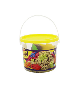 PlayToys 500 gr 5 Kalıplı Kinetik Kum Sarı Kapaklı