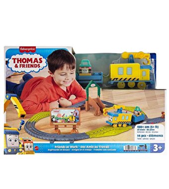 Thomas ve Arkadaşları Motorlu Tren Seti Friends at Work JCY75