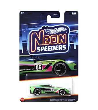 Hot Wheels Neon Speeder Arabalar Corvette C7 206 HRW81