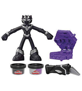 Play Doh Marvel Figürü ve Oyun Hamuru Seti Black Panther G0055