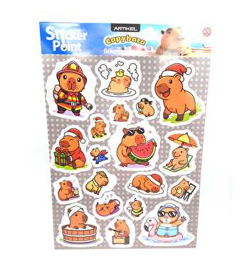 Capybara Sticker 17 x 25 Cm