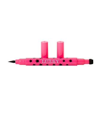 Lukky 2'si 1 Arada Yıldız Baskısı ve Eyeliner
