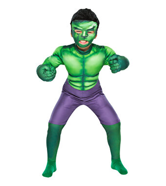 Hulk Basic Kostüm 10-12 Yaş