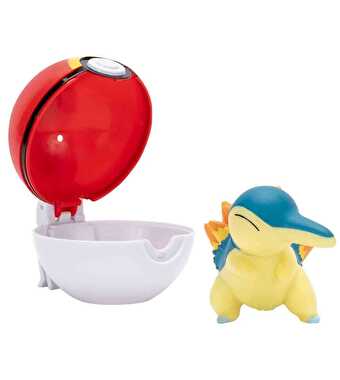 Pokemon CIip N Go Figür S2 Cyndaquil ve Level Ball