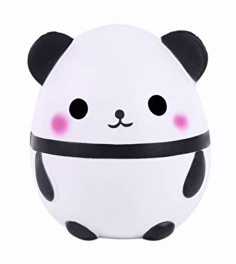 Büyük Squeeze Anahtarlık Yuvarlak Panda