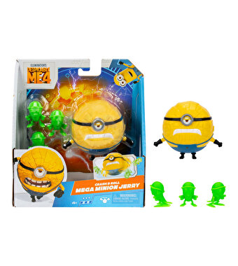 Minions Aksiyon Figürü 10 Cm 59277 Crash & Roll Mega Minion Jerry