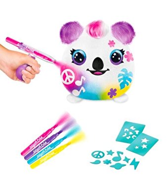 Airbrush Plush Sürpriz Squishy Paint Bucket Koala