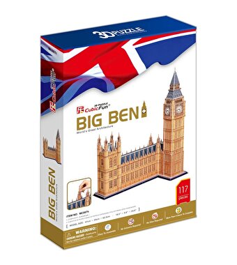 Cubic Fun 3D Puzzle 117 Parça Big Ben Saat Kulesi İngiltere