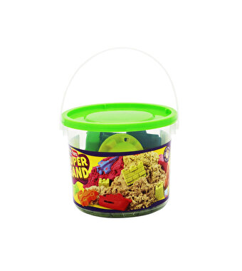 PlayToys 500 gr 5 Kalıplı Kinetik Kum Yeşil Kapaklı