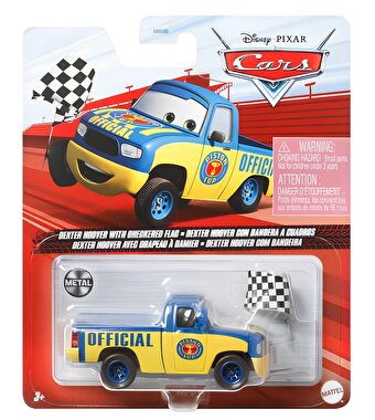Cars 3 Tekli Karakter Araçlar Dexter Hoover With Checkered Flag HFB60