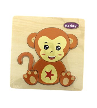 Ahşap Maymun Puzzle