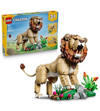 LEGO Creator 3’ü 1 Arada Vahşi Hayvanlar: Görkemli Aslan 31386