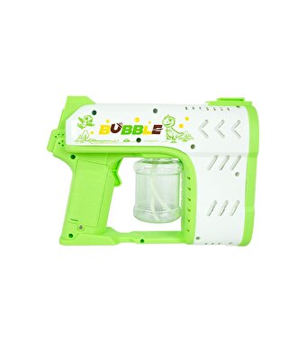 Bubble Blaster Işıklı ve Müzikli Çift Çıkışlı Köpük Tabancası Yeşil