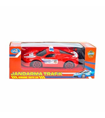 Uzaktan Kumandalı 2 Fonksiyonlu Jandarma Aracı Kırmızı