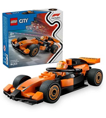 LEGO City McLaren Yarış Arabalı F1 Sürücüsü 60442