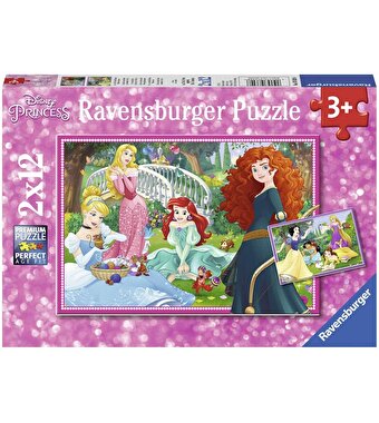 Ravensburger 2x12 Parça Puzzle Disney Prenseslerin Dünyası