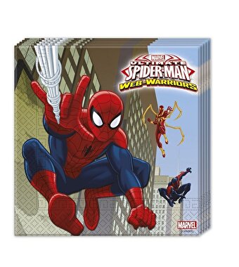 Spider Man Web Warriors Peçete - 20'li
