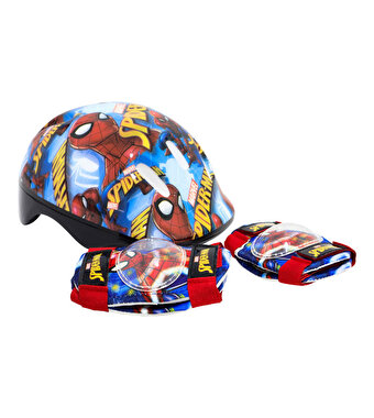 Spider Man Ayarlanabilir Kask ve Dizlik Seti