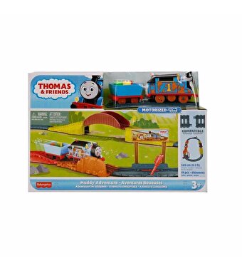 Thomas Ve Arkadaşları Motorlu Tren Seti Muddy Adventure HHV98