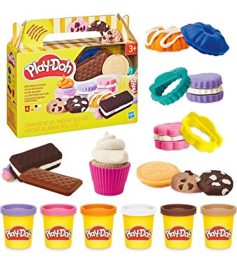 Play Doh Yiyecek Şekilleri Oyun Hamuru Pastacı Seti G1614