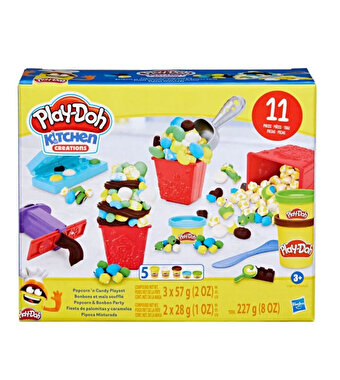 Play-Doh Eğlenceli Mutfağım Oyun Seti Popcorn F7397
