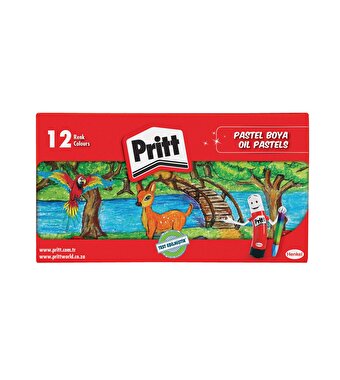 Pritt Pastel Boya 12 Renk Karton Kutu