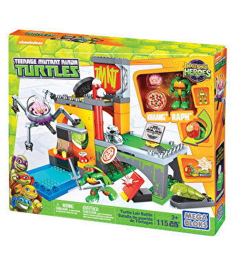 Mega Bloks TMNT Gizli Yeraltı Barınağı Oyun Seti 115 Parça