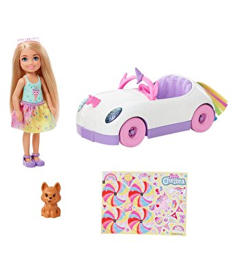 Barbie Chelsea Bebek ve Arabası GXT41