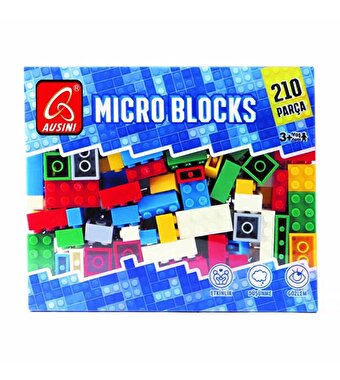 Ausini Renkli Bloklar 210 Parça Kutulu