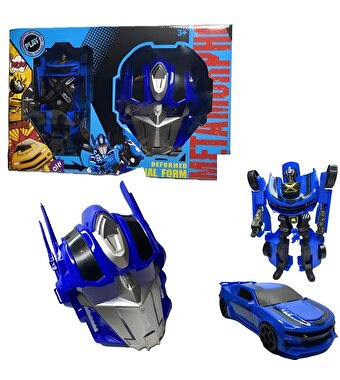 Maske ve Dönüştürülebilir Robot Mavi