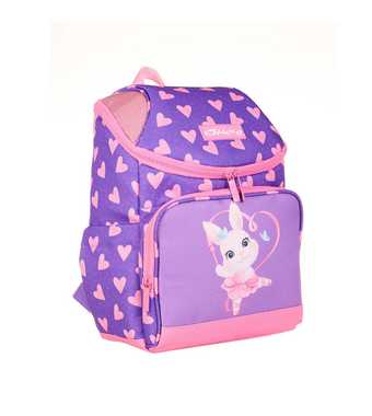 Kaukko Kids Sırt Çantası Cube Rabbit Mor Pembe
