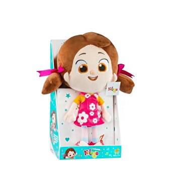 Niloya Çiçekli Müzikli Peluş Bebek 35 cm.
