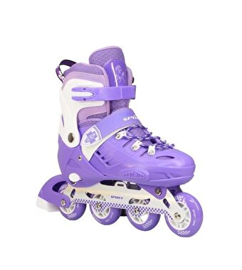 Can Spor Ayarlanabilir Çocuk Pateni BSP-8888 Mor S Beden