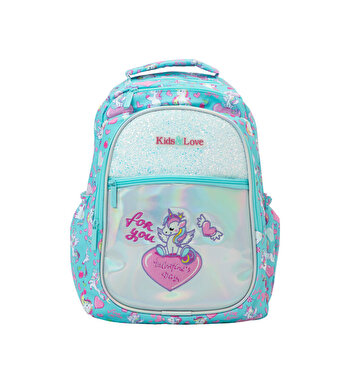Kaukko Kids Love Aynalı & Taşlı Unicorn Sırt Çantası