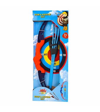 Kutulu Ok Yay Seti Turuncu Mor