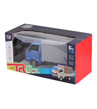 Şarjlı Kumandalı Duman Atan Kamyon Mavi