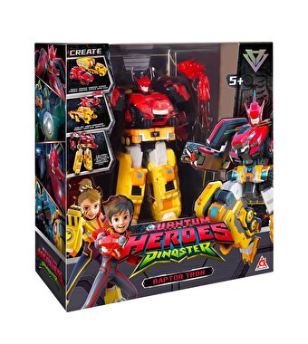 Dinoster 2’si 1 Arada Dönüşen Raptor Tron Robot Seti