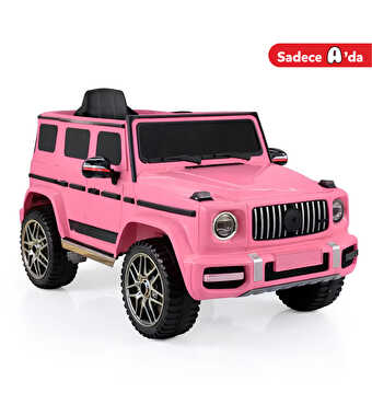 Dolu Urban 12 Volt Uzaktan Kumandalı Akülü Araba Pembe