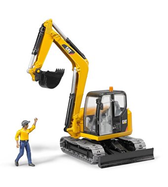Bruder Cat Mini Ekskavatör ve İnşaat İşçisi