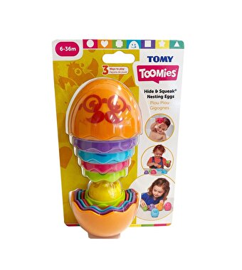 Toomies Saklambaçlı İç İçe Yumurtalar Turuncu