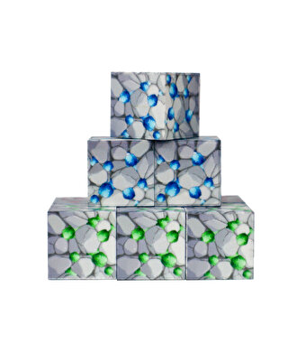 Magnivity Manyetik Bloklar Renkli Maden 9 Parça