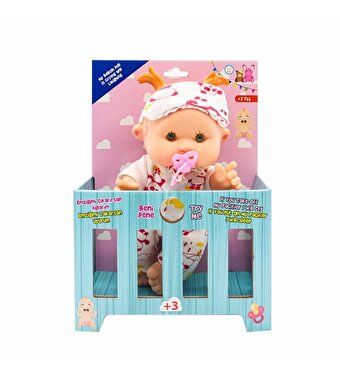 Ağlayan Bebiş Bebek Beyaz Panda Desenli