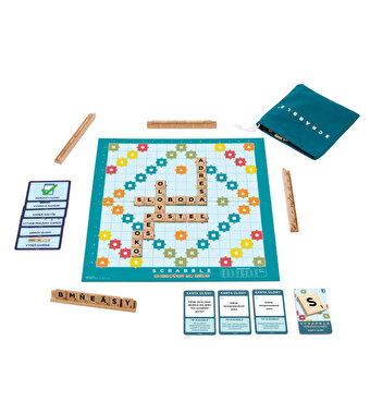 Scrabble Ahşap İkisi Bir Arada Türkçe JLJ64
