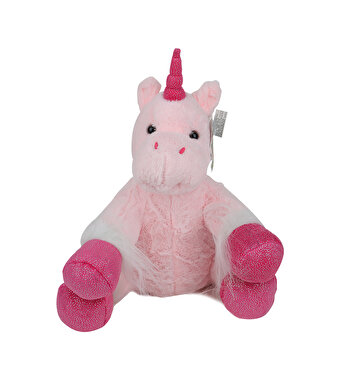 Pembe Boynuzlu Unicorn Peluş 40 Cm